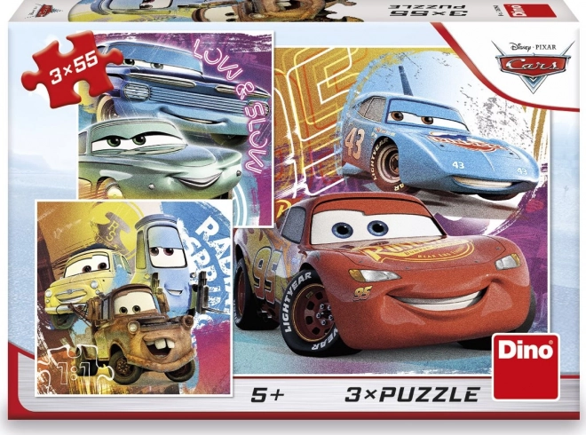 Puzzle mit Cars-Freunden 3x55 Teile