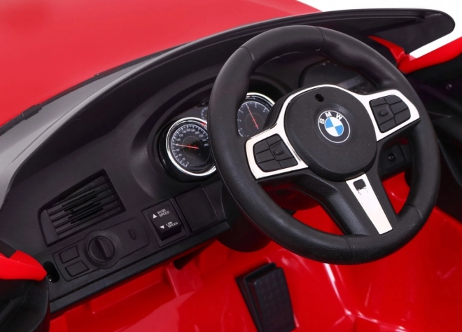 BMW 6 GT Auto mit Batterie rot + Fernsteuerung + langsamer Start + EVA + Gurte + LED MP3