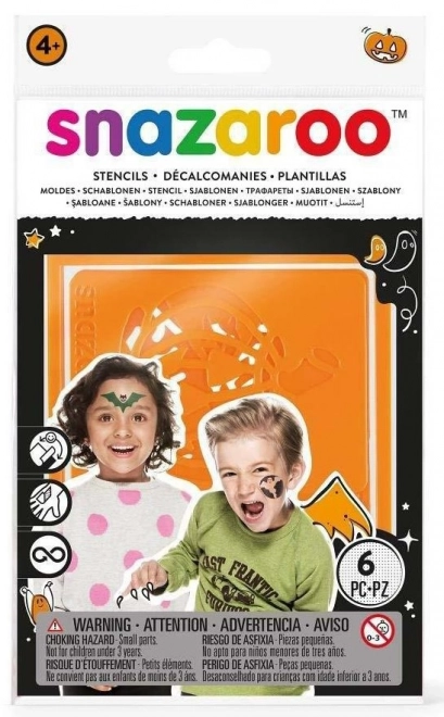 Snazaroo Halloween Gesichtsschablonen Set – Halloween