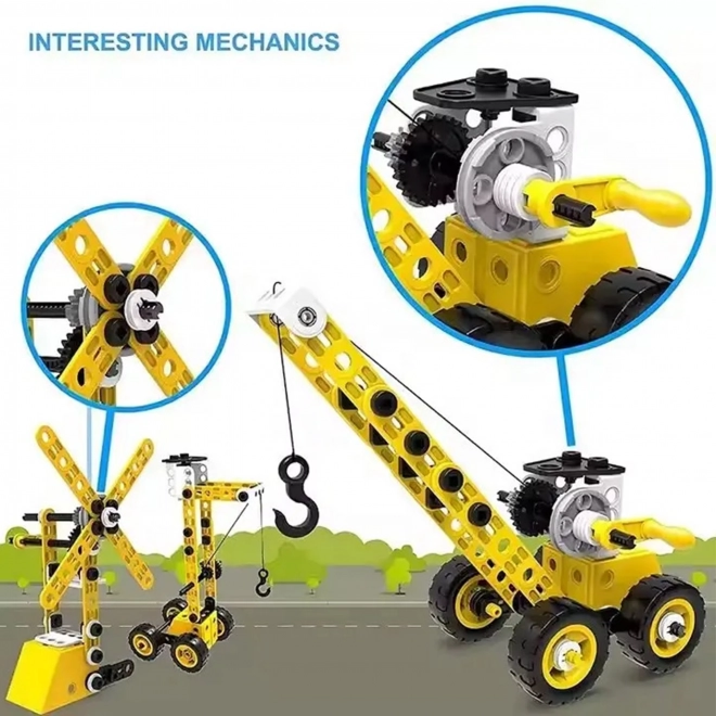 Konstruktionsset 8-in-1 Fahrzeuge