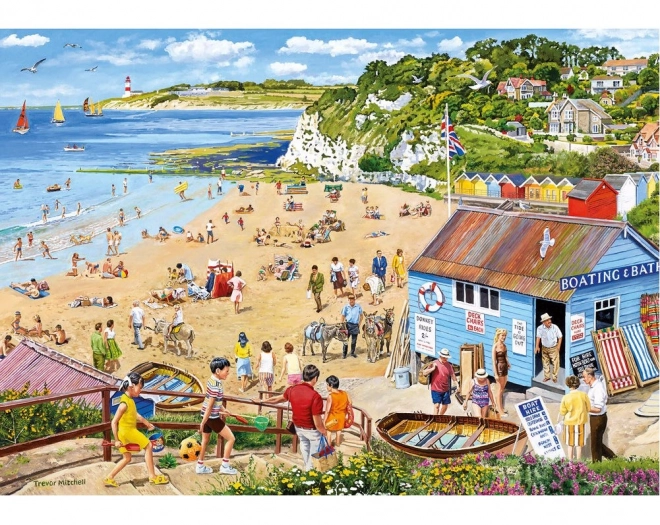 Gibsons Puzzle Kéž bys tu byl 4x500 Stück