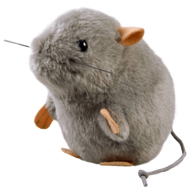 Graues Plüschmaus 13cm