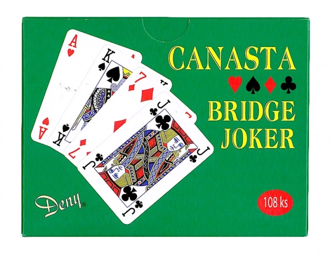 Canasta-Spielebox mit 108 Karten