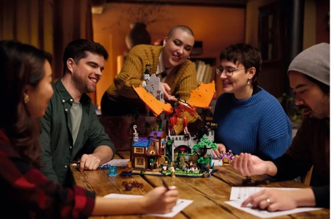 Lego Ideen Dungeons & Dragons Die Geschichte des Roten Drachen