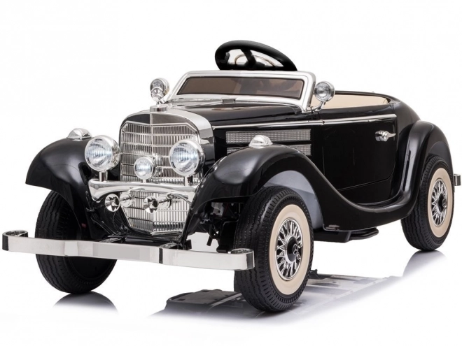 Retro-Auto auf Batterie Mercedes 540K Weiß – Schwarz
