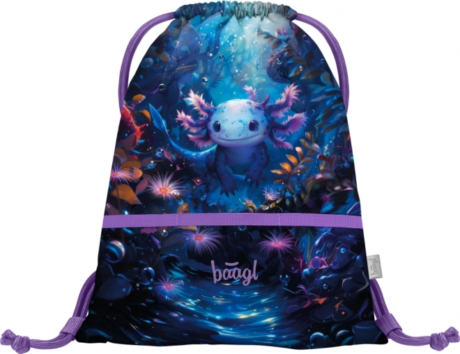 Schuhbeutel Axolotl Baagl