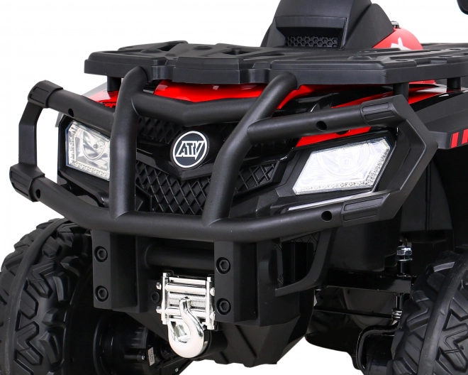 ATV XT-Speed für Kinder Rot + 4x4 + EVA + langsamer Start + MP3-Radio + LED-Leuchte