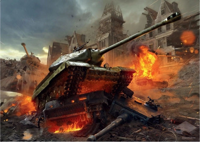 Gutes Plünderer-Puzzle World of Tanks: Neue Grenzen 1000 Teile