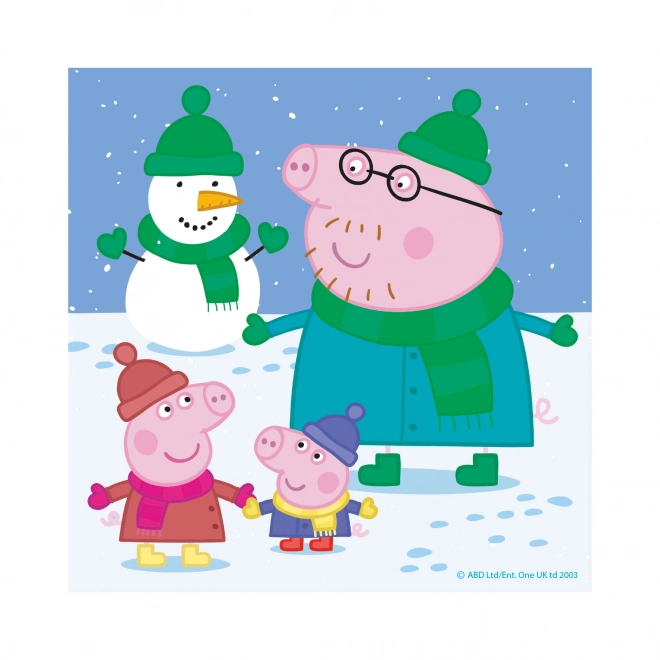 Puzzle Peppa Pig 3x55 Teile
