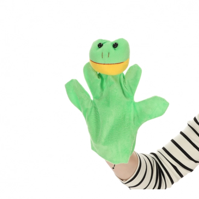 Plüsch-Handpuppe Frosch – Frosch