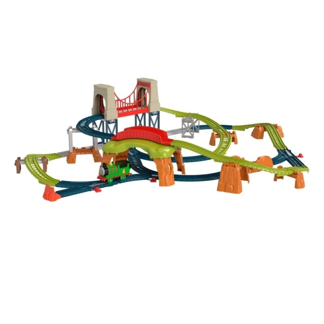 Gleisset mit angetriebener Lokomotive