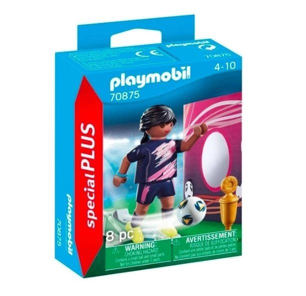 Playmobil Fußballspielerin mit Tor