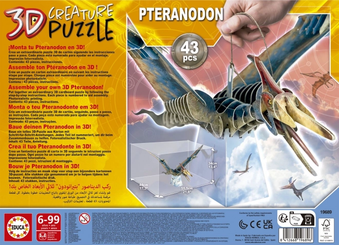 3D-Puzzle Pteranodon von EDUCA