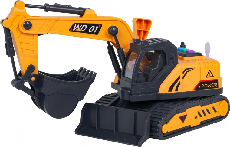 Drehbare Kabine und Kettenfahrwerk