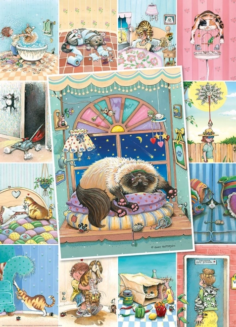 Eurographics Puzzle Katzenleben XL