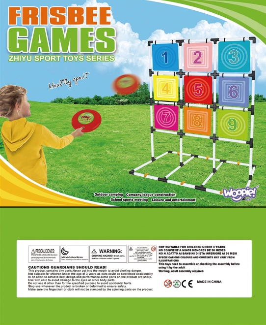 Woopie Geschicklichkeitsspiel Zielwerfen XXL Frisbee
