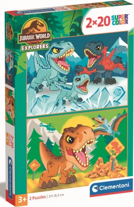 Jurassic World SuperColor Puzzle für Kinder