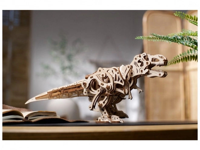 Ugears 3D Holzmechanisches Puzzle Tyrannosaurus Rex