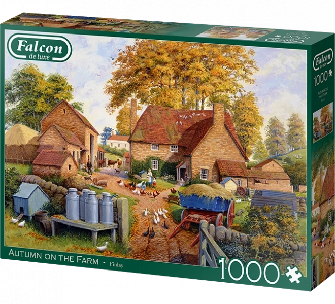 Puzzle Herbst auf dem Bauernhof 1000 Teile