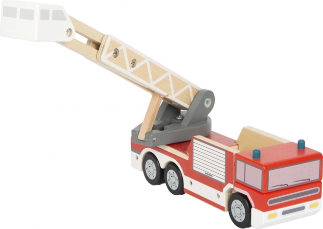 Feuerwehrauto mit drehbarer Leiter für Kinder
