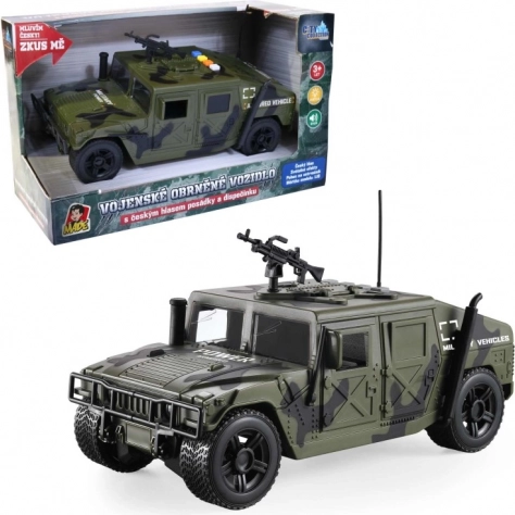MaDe Militärgepanzerter Wagen mit Lichtern und tschechischer Stimme