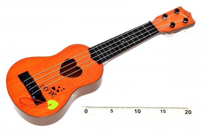 Gitarre mit Plektron 43 cm