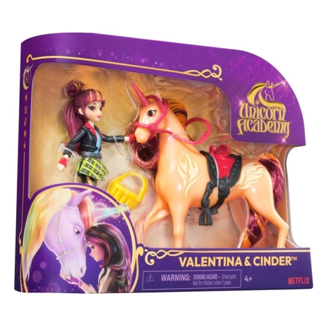 Unicorn Academy Figuren Valentina und Cinder