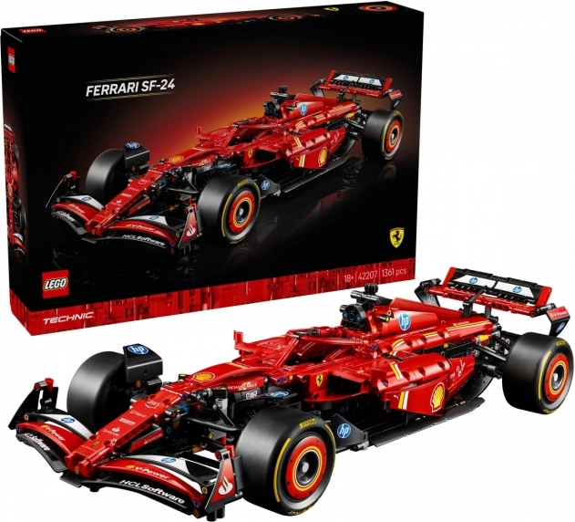 Technic F1 Rennwagen Ferrari SF-24 Bauklötze