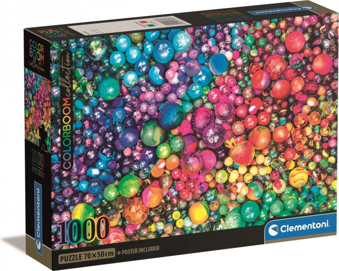 Clementoni Puzzle 1000 Teile Compact Colorboom Marmore