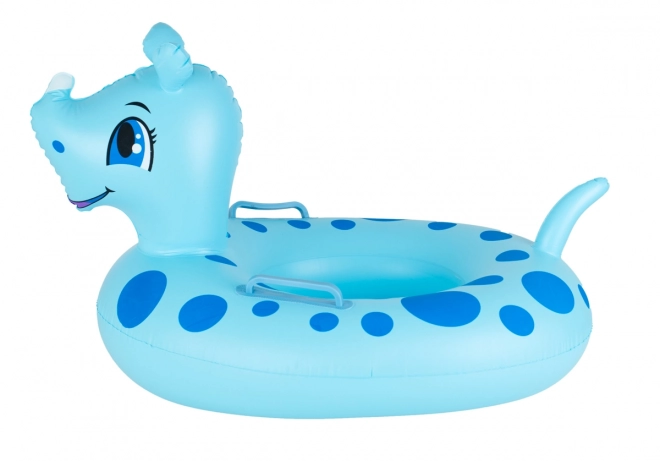 Aufblasbarer Baby-Schwimmring mit Sitz - Nashorn Design, Max 15 kg, 1-3 Jahre