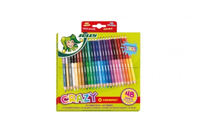 Zweiseitige Buntstifte Crazy 24/48 Farben