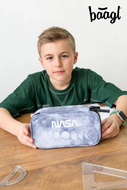 Schulmäppchen NASA Grau