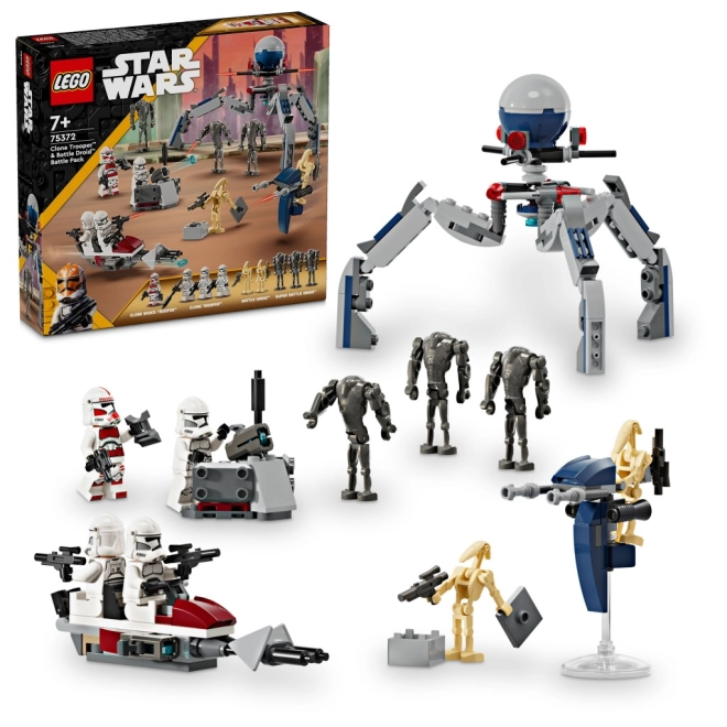 Lego Star Wars Kampfset mit Klonkrieger und Kampfdroiden