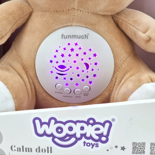 Woopie Baby beruhigender Plüschbär mit Projektor 2-in-1