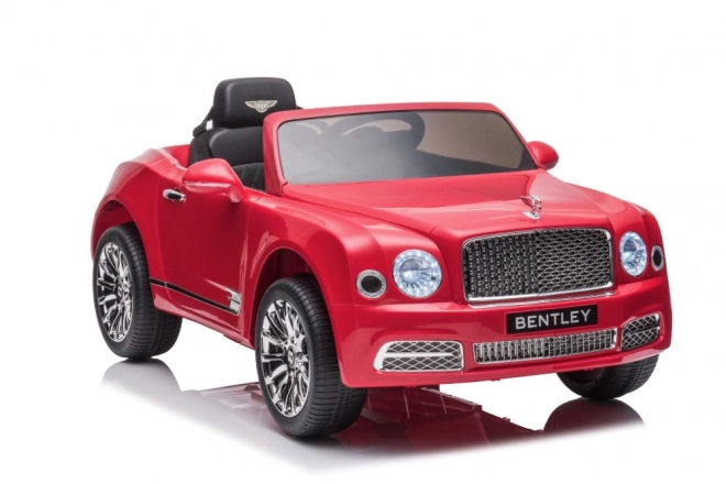 Roter Lackiertes Elektroauto Bentley Mulsanne