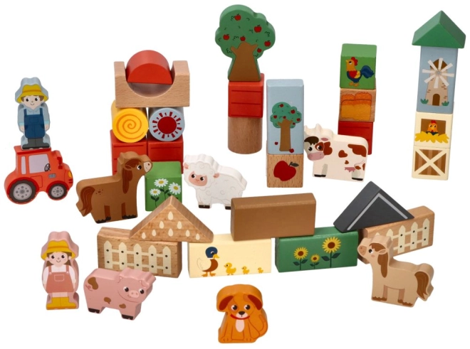 Bunte Bauernhofmotive