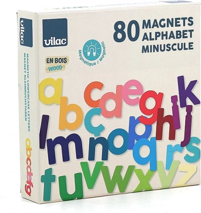 Vilac Holz Magnetisches Alphabet Kleine Buchstaben