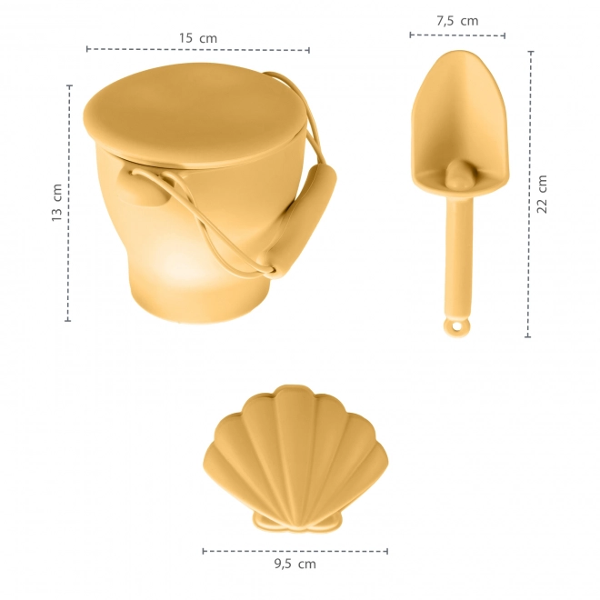 Silikon Sandspielzeug Set Altrosa