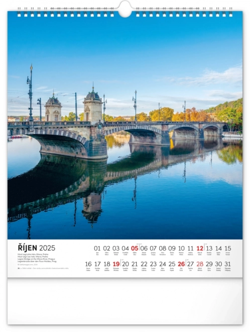 Notique Wandkalender Wasserreich 2025