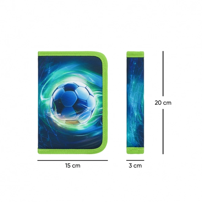 Einfacher Schüleretui Fußball