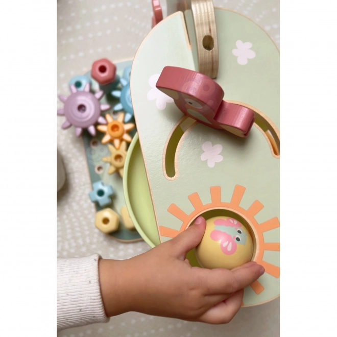 Aktivitätsspiel Baum Kugelbahn Montessori 4-in-1