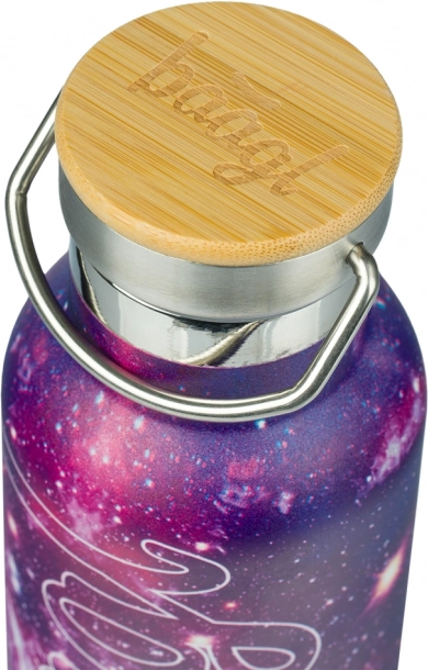 Thermoflasche mit Bambusdeckel Galaxy 500 ml