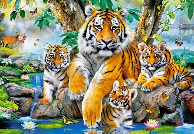 Castorland Puzzle Tiger am Fluss 1000 Teile