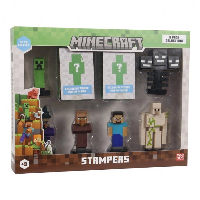 Minecraft Stempelset Deluxe Box 8er Pack