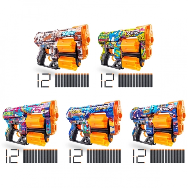 X-Shot Skins Dread Sonic the Hedgehog Blaster