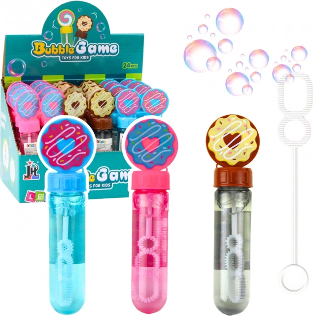 Seifenblasen Donut 3 Löcher Mix Farben 30ml