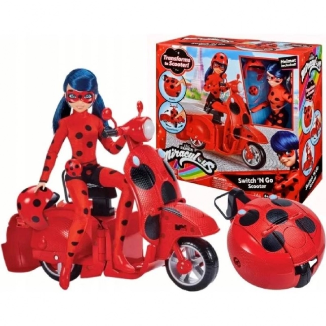 Miraculous Skuter Und Puppe LUCKY CHARM Spielset