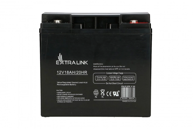 Extralink AGM Batterie 12V 18Ah