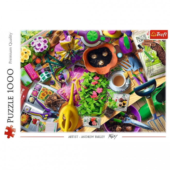 Puzzle Gartenreinigung 1000 Teile