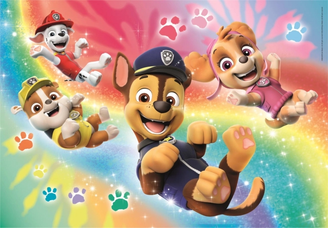 Puzzle 104 Teile Paw Patrol Glanz